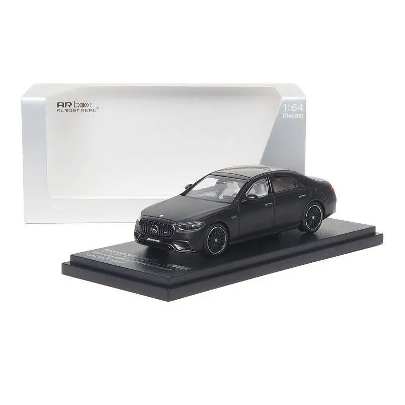 AR 박스 1:64 메르세데스-벤츠 AMG S63 E 퍼포먼스 2023 자동차 모델 전시용 수집품