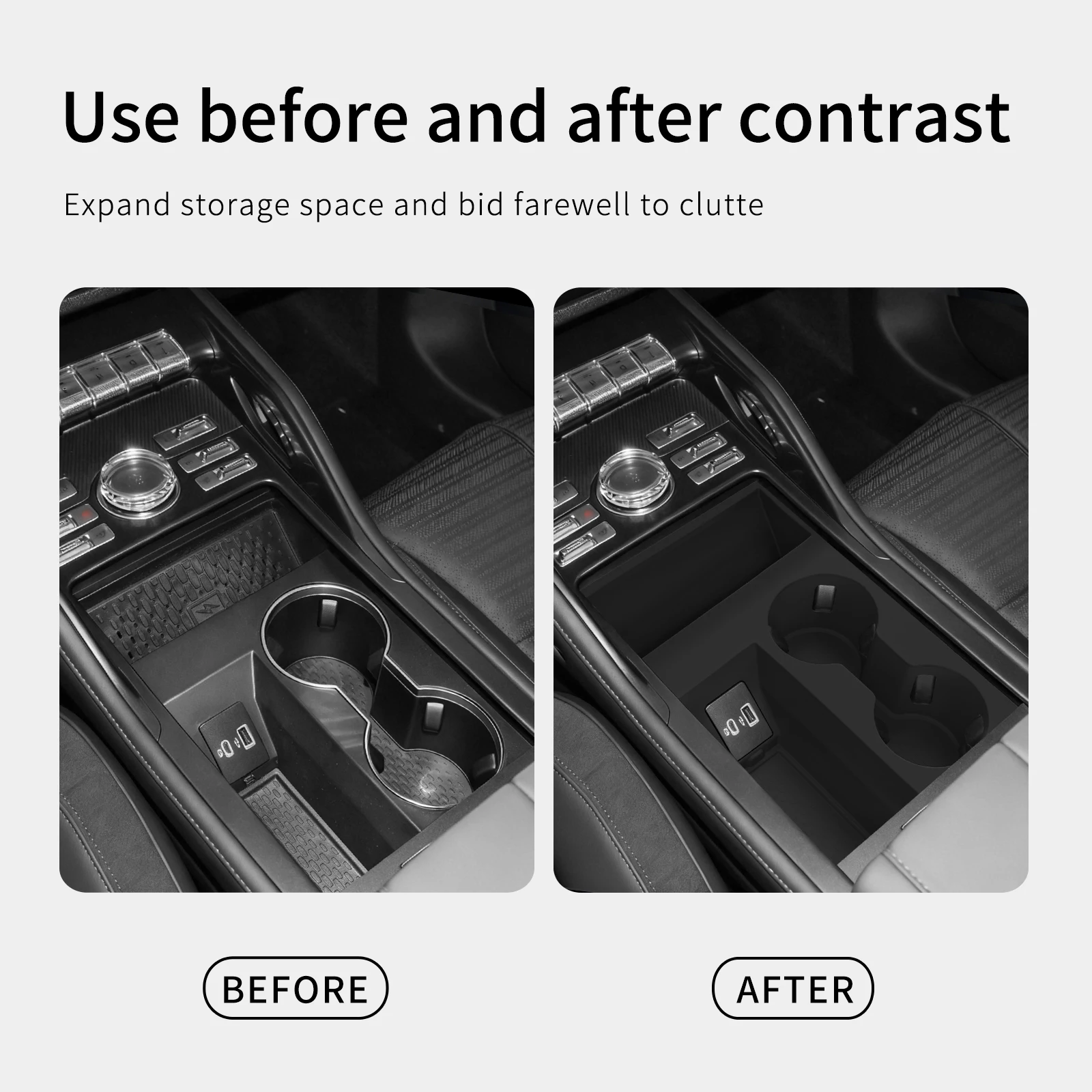 링컨 노틸러스 2026 용 워터 컵 홀더(더러움 방지 패드 포함) 전화 무선 충전 패드 미끄럼 방지 충격 흡수 액세서리