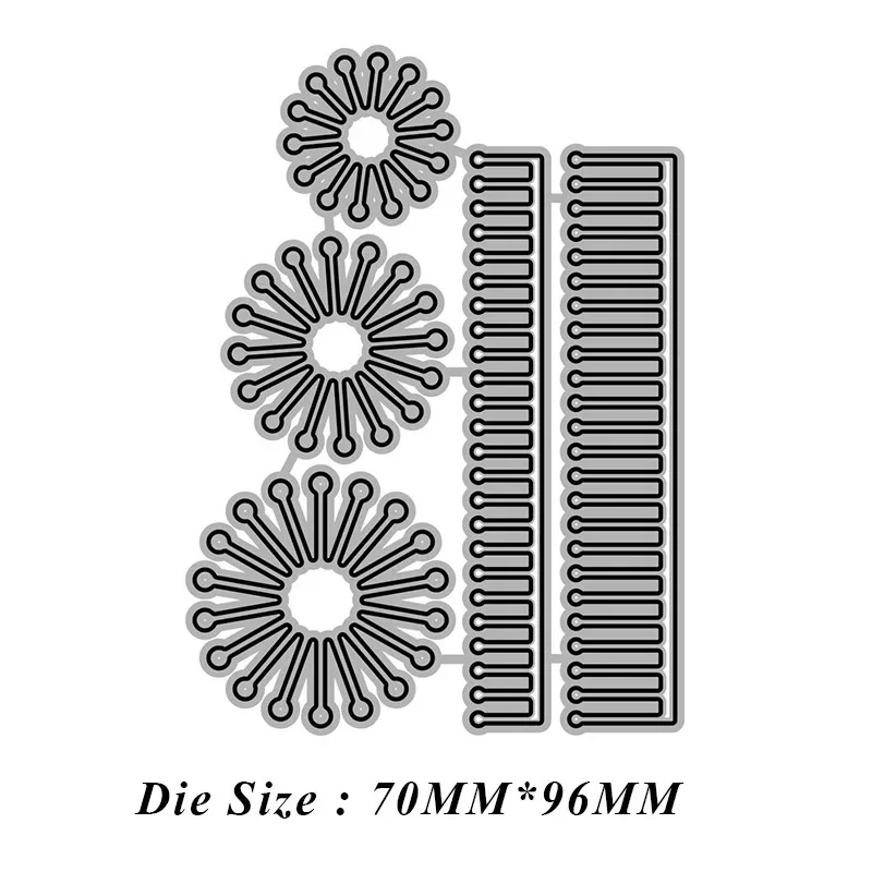 장 꽃 스탬프 금속 절단 다이, 스텐실 템플릿 다이 컷, 스크랩북 엠보싱 다이 아트 장식, 나이프 몰드 2024