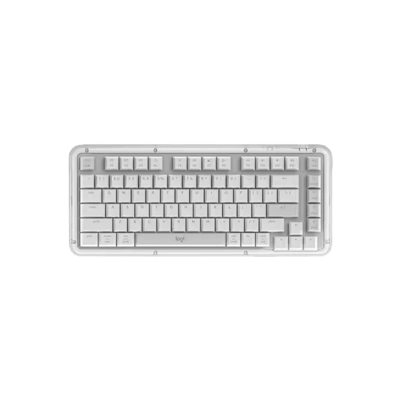 Logitech ALTO KEYS K75M Amber Series AI Tastiera meccanica Bluetooth wireless personalizzata con interruttori in marmo sostituibili a caldo