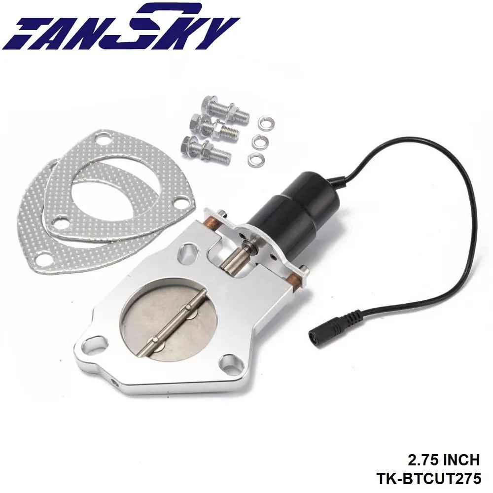 2.75" Electric Exhaust Cutout Valves Fit For Ypipe Exhaust For Ford