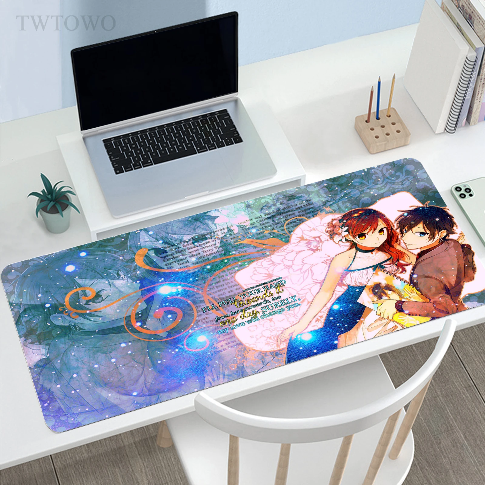 Anime Horimiya Mouse Pad Gamer Computer Hd New Custom Keyboard Pad Desk Mats Antislip Gamer