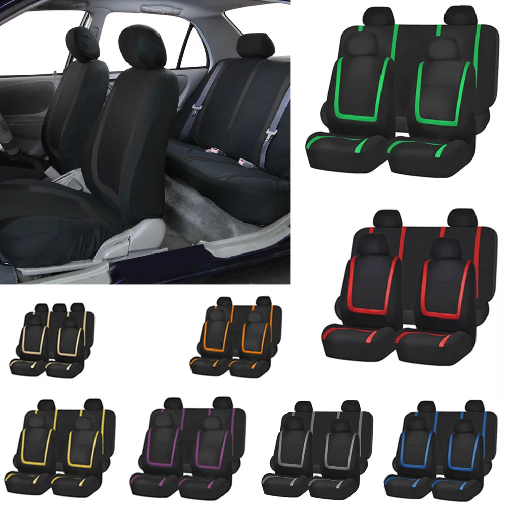 Fabric Car Seat Covers For Dodge Avenger Caravan Charger Challenger