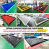 Easy set up Portable water collector Containment Mat inflatable car wash mat 2