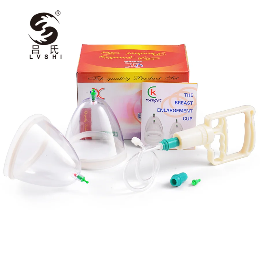 

Female Breast Enlargement Cupping Device Chinese Vaccum Cupping Cups Set