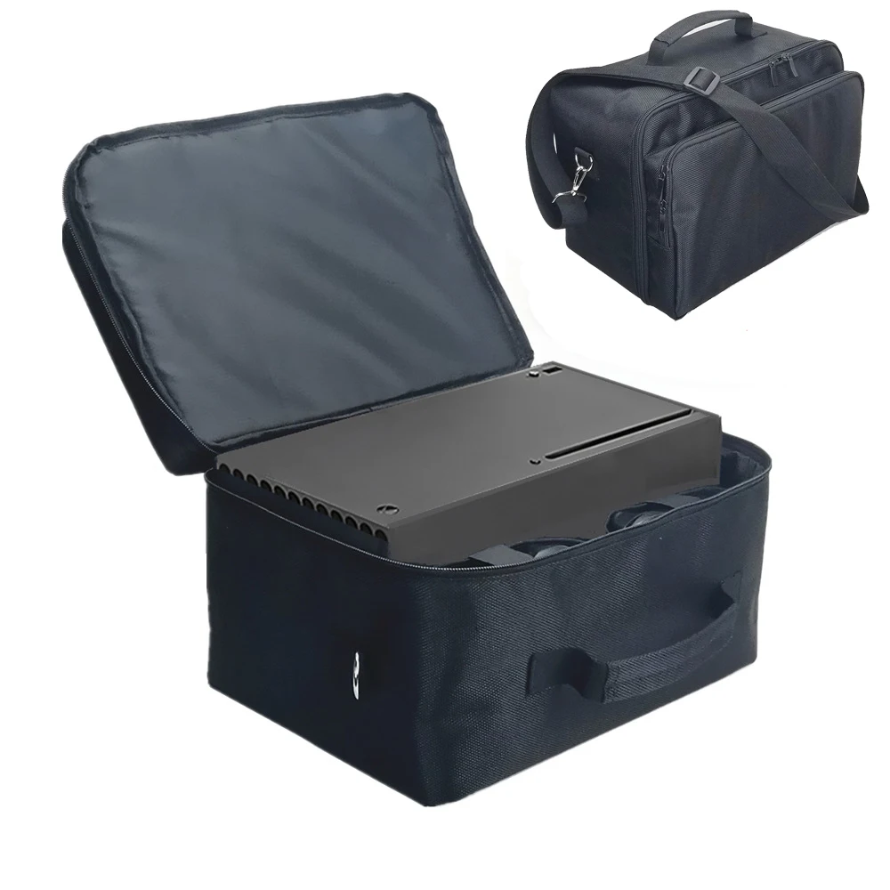 Multifunction Traveling Carry Case for Xbox Series X Handbag Shoulder Bag with Strap Wireless