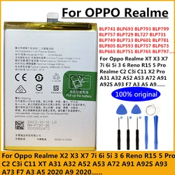 New Phone Battery for Oppo Realme X2 X3 X7 7i 6i 3 6 5 7 Pro C2 C3i C11 XT Reno R15 A31 A32 A52 A53 A72 A91 A92S A93 F7 A3 A5 A9