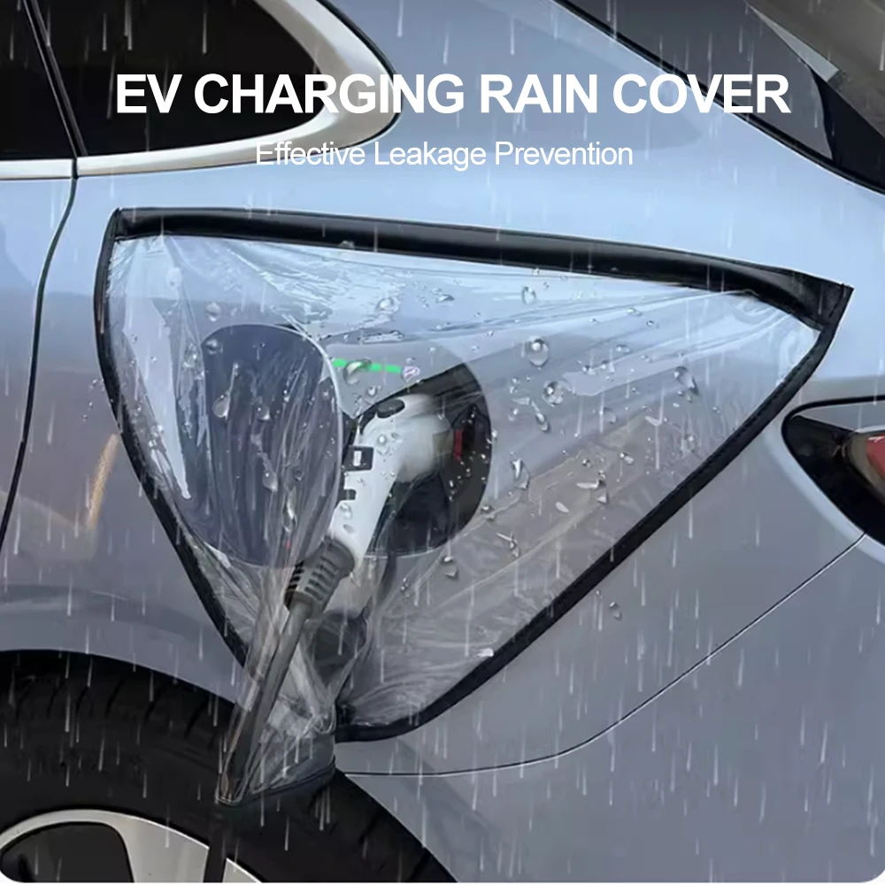 Electric Vehicle Charger Port Cover Outdoor Rainproof Protection Dustproof  Covers for Tesla Model 3 Y SUV Car Accessories