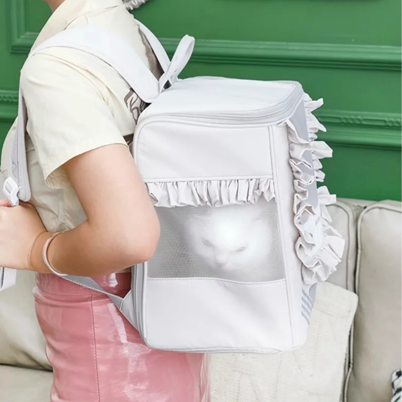 Cute Cat Backpack Carrier Portable Puppy Carrier Yorkshire Chihuahua Maltese Small Dog Backpack Cats Transportin