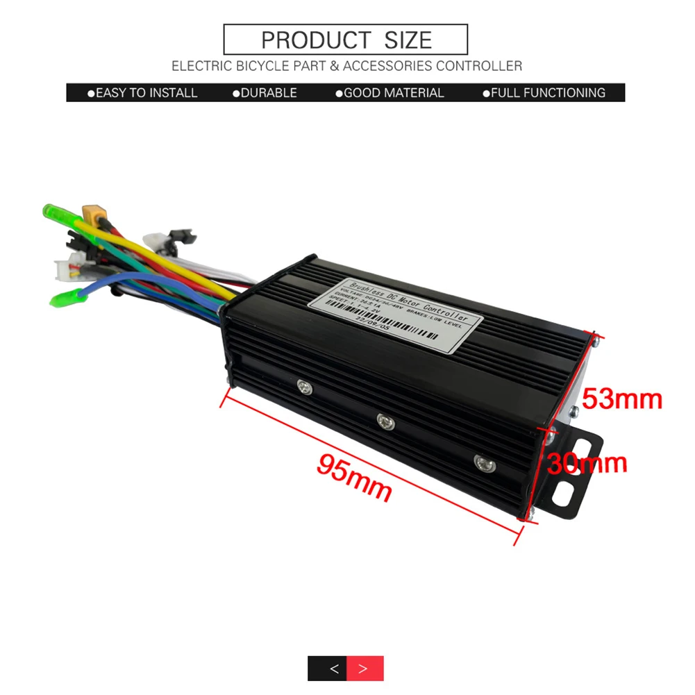 

Sine Wave Controller 500/750W 6 Pins Display Electric Scooter Electric Scooter Replacement Parts High Quality Hot Sale