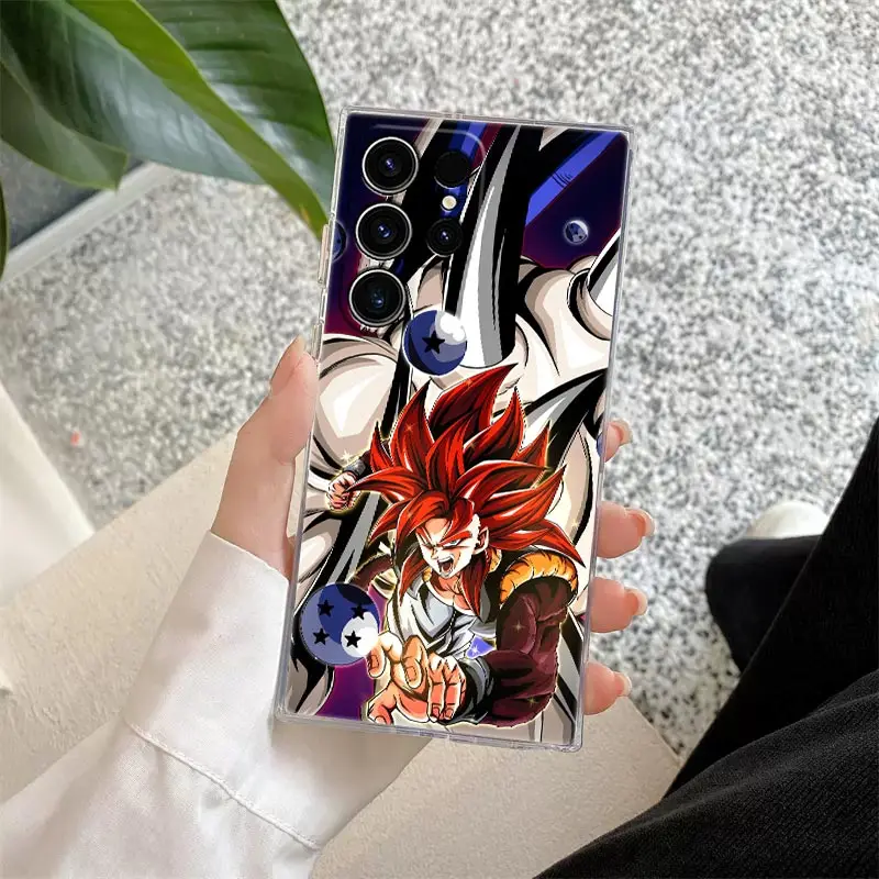 Goku Black Dragons B-Ball S26 Ultra Hülle Coque für Samsung Galaxy S25 S26 S24 S23 Ultra S22 S20 Plus S21 FE 5G Transparente Handyhülle – Detail 7