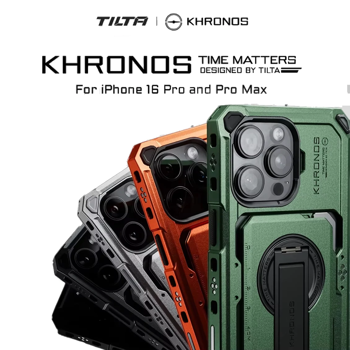 Tilta khronos-iPhone 16 Pro用のポータブル撮影キット,電話ケース