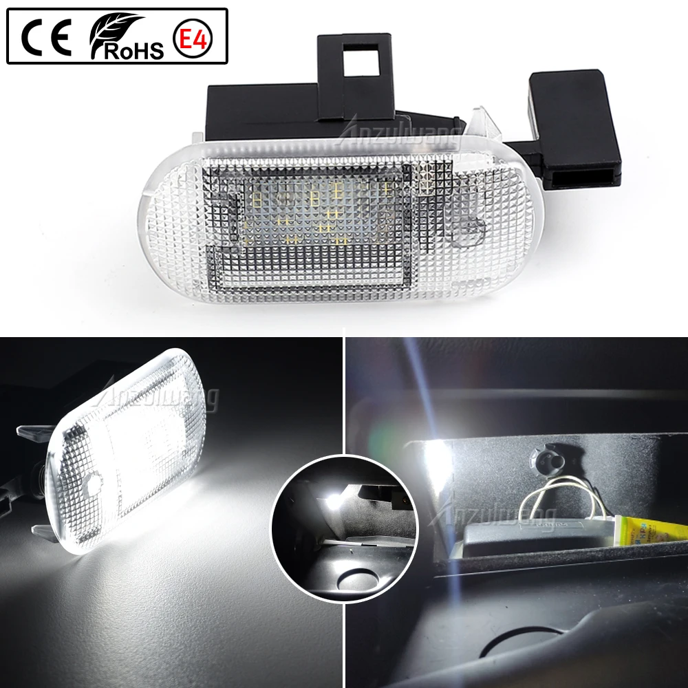 2Pcs Glove Box Storage Compartment Light Lamp for Volkswagen VW Golf