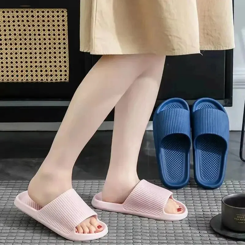 Waterproof Non-Slip Massage Shower Slippers - Soft Sole Spa Sandals for Men & Women with Acupressure Nodes, Quick-Dry Footwear