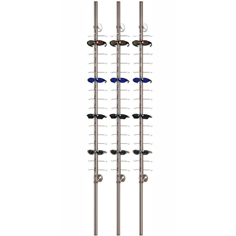 Aluminum Tube With Lock Optical Frame Glasses Disaplay 1200mm 1500 mm 1750mm 2000mm