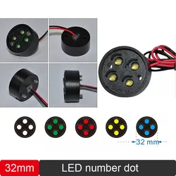 4pcs/lot Small size 32mm Digital Module Waterproof Led Point