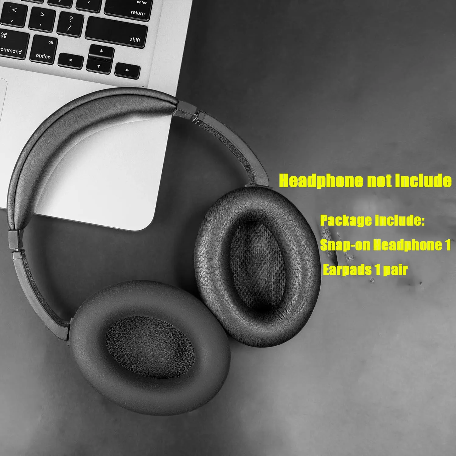Snap On Headband & Earpads for Bose QuietComfort 15(QC15)/ QuietComfort 2 (QC2) Headphone Replacement Headstrap Ear Pad Cushion