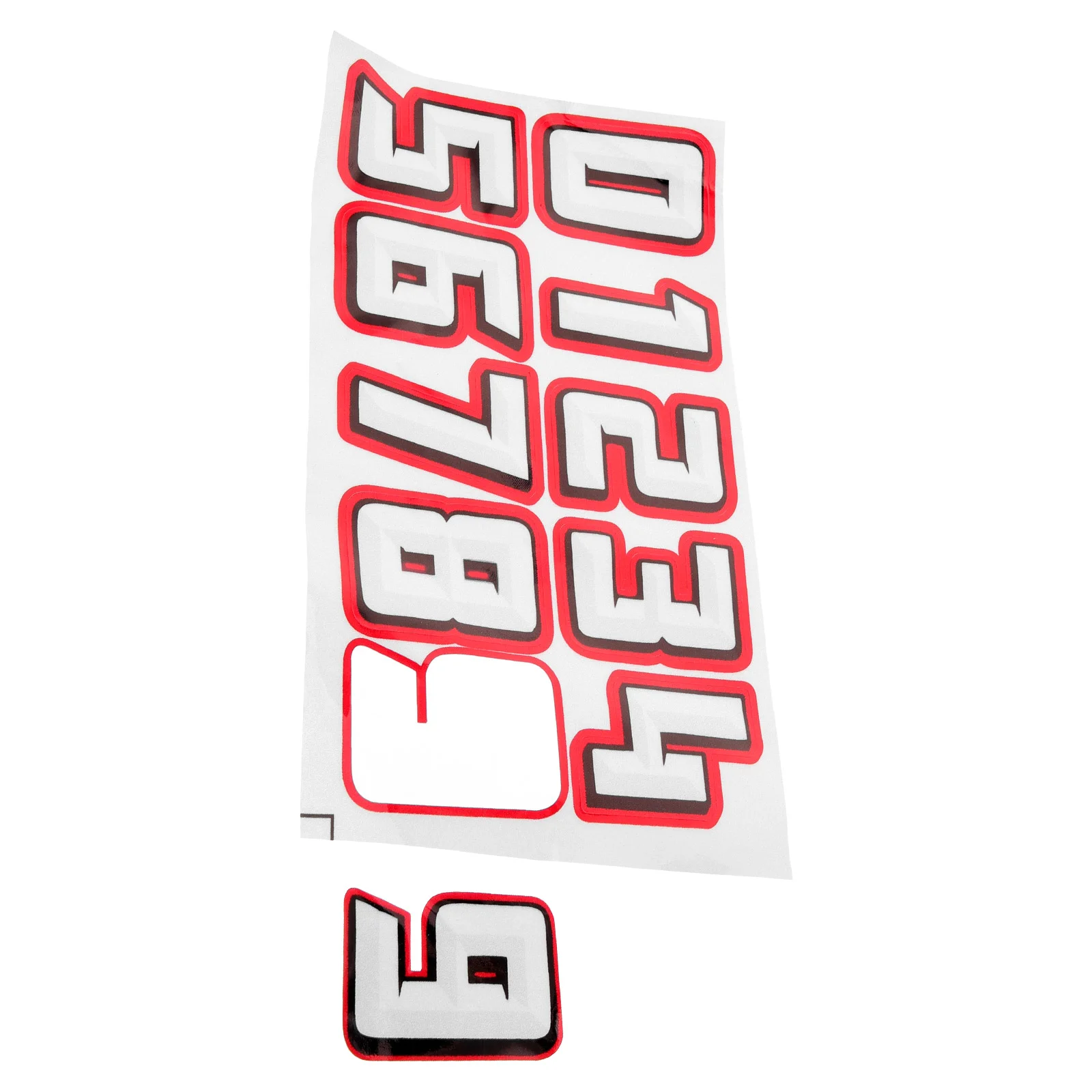 

Self Adhesive Football Number Design Decorative Baseball Decals