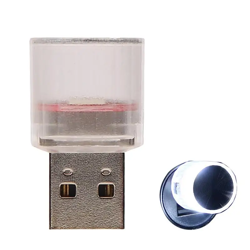 

LED USB Car Interior Light Colorful Mini LED Atmosphere Light Portable USB LED Night Lamp Flashing Atmosphere Light Universal