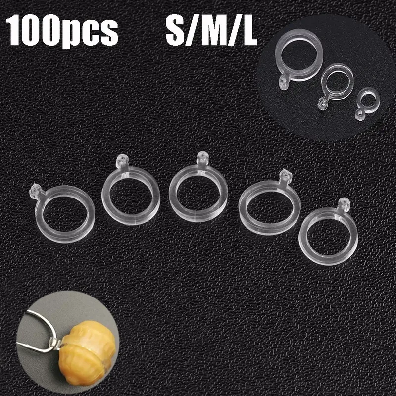 100 bandes amorces blanches pour pêche à la carpe, appâts pellets et amorçage, lot de 100 pièces
