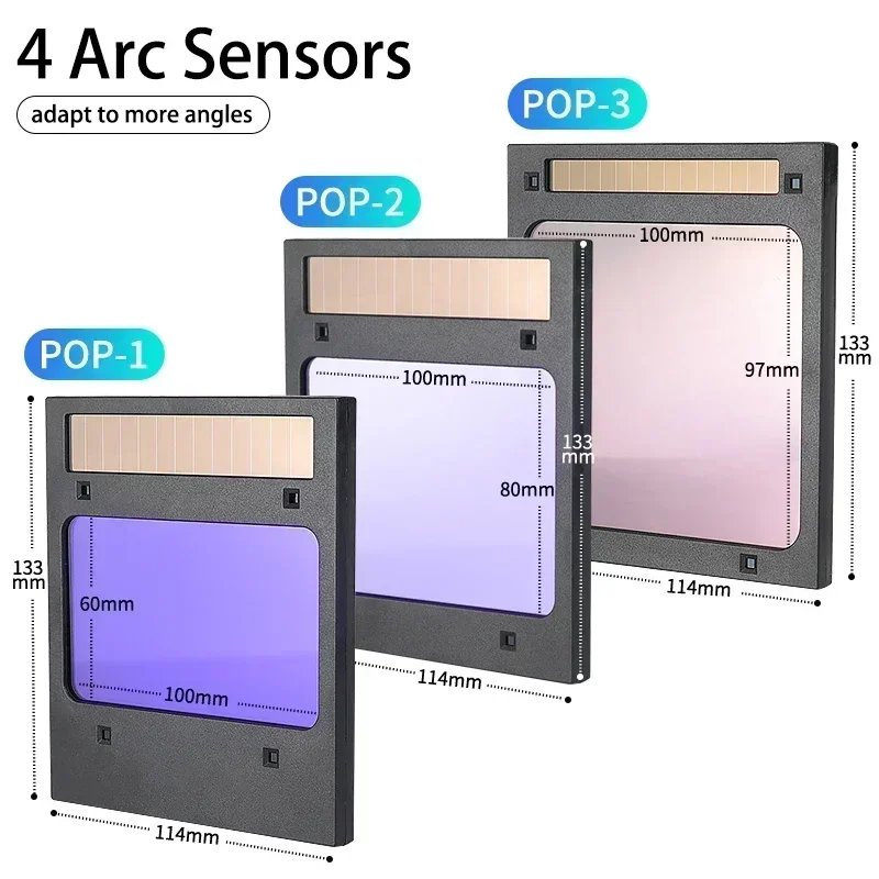 Professional Protective Welding Helmet Automatically Darkening for TIG MIG MMA