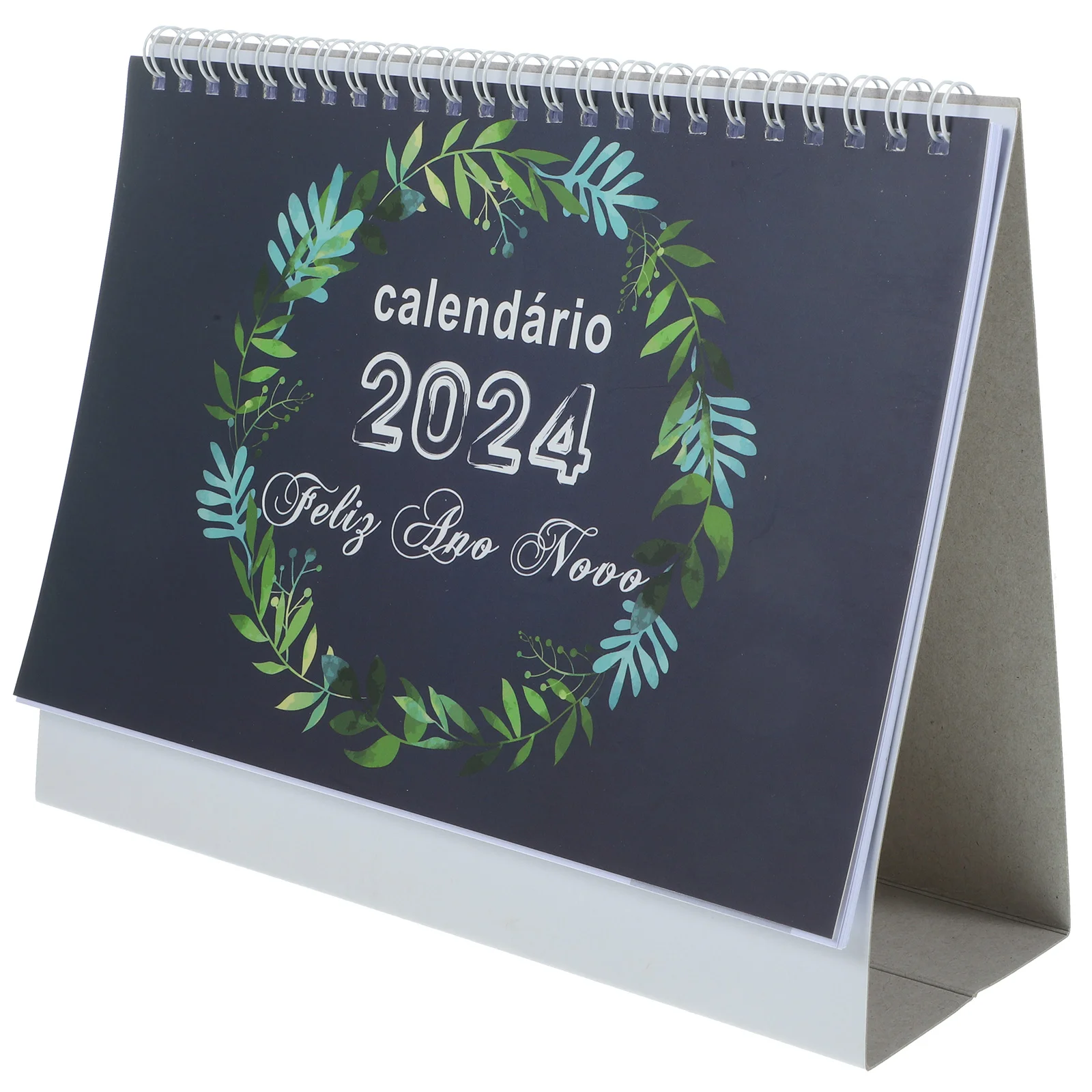 

Calendar Small Desk 2024 Cute Desktop Decor Tent Calender Paper Flip for Tabletop Easel