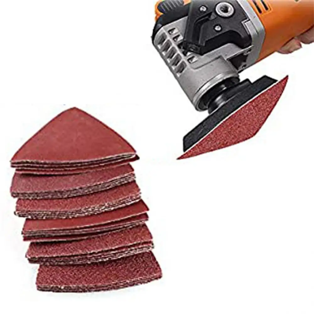 Delta Sander Hook Red Sand Hook Loop Back Triangular Sanding Disc Triangle  Oscillating Sandpaper Universal Treasure Accessories - AliExpress