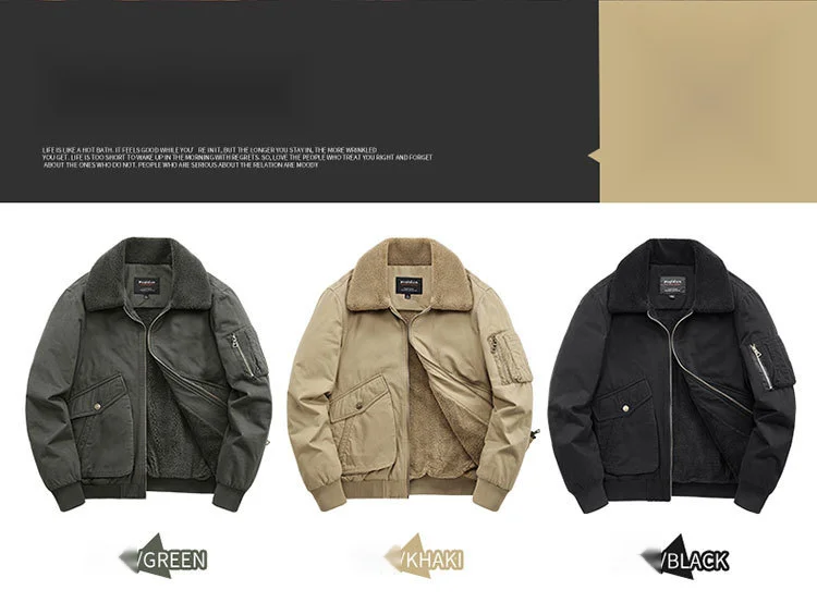 Winter für die Arbeit von Männern, Plüschisolierung, Militär-Jugend-Revers-Baumwolljacke, lockere Größe, Lammkaschmirjacke_voghion.com