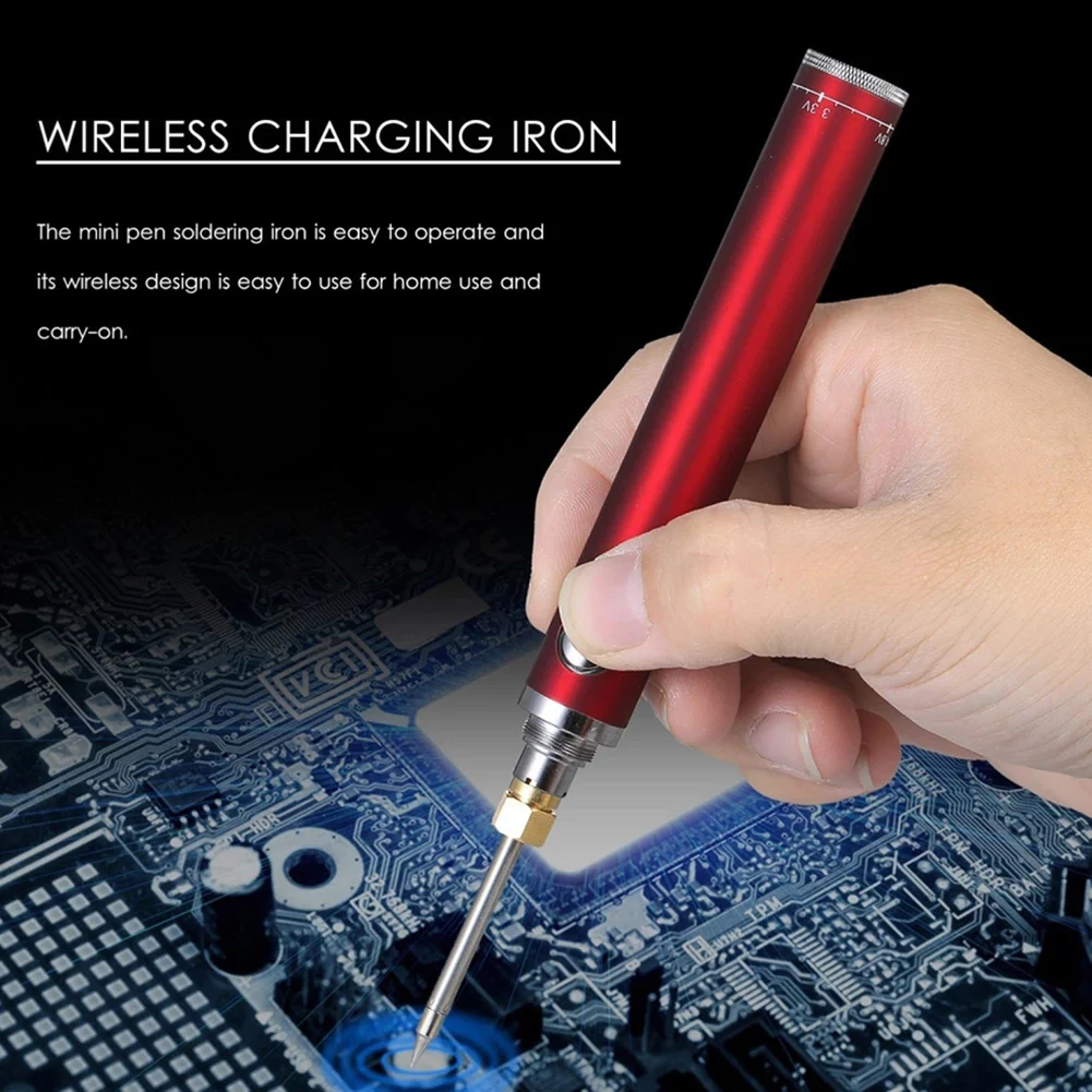 Wireless Soldering Iron USB Rechargeable Battery Charging Portable Welding Iron 510 Interface Welding Soldering Pen electric soldering irons
