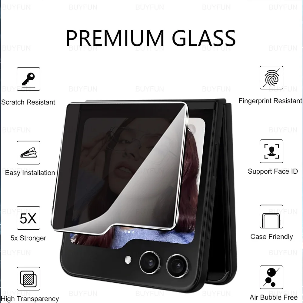 Premium Privacy Tempered Glass Case - Anti-Peeping Screen Protector
