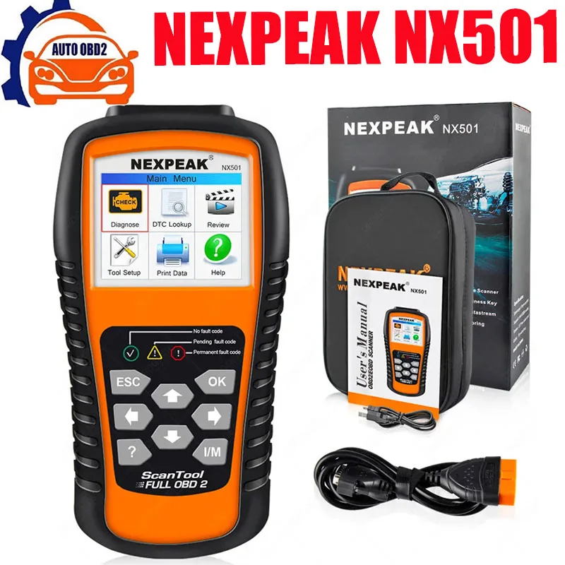 

Новинка 2022, Автомобильный сканер NEXPEAK NX501 OBD2, автомобильный диагностический инструмент OBD 2, диагностический сканер для проверки двигателя, Автомобильный сканер, считыватель кодов