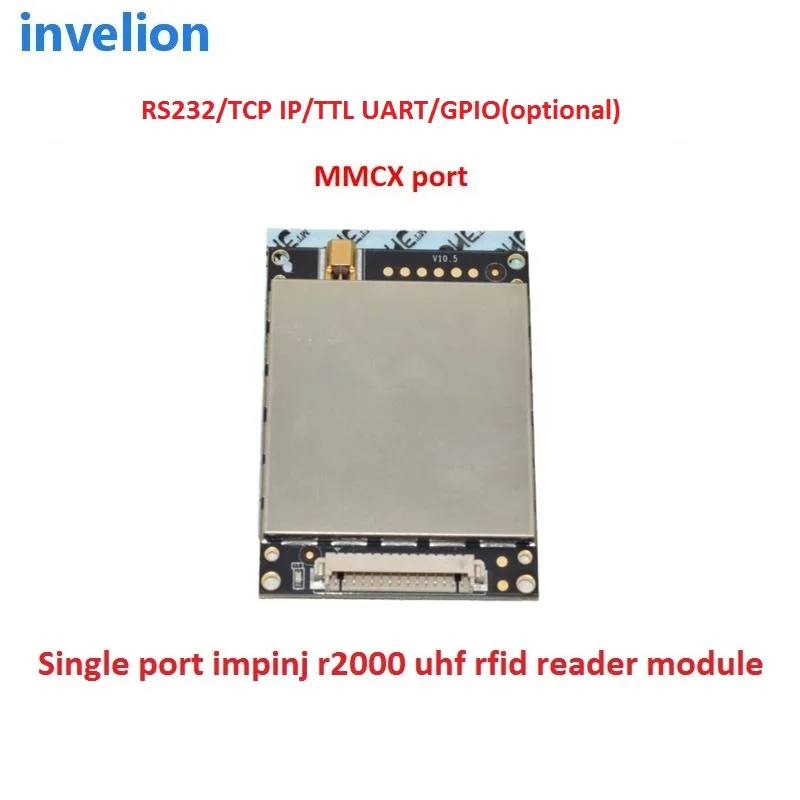 

ISO18000-6c single port long range Impinj uhf rfid reader module E710/R2000 chip support TCP/IP Ethernet RS232
