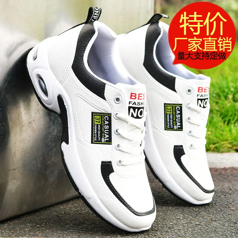 

Men's Waterproof Sneakers 2023 Spring Summer PU Leisure Wild Sports Shoes Male Light weight Anti-Odor Outdoor Running Footwear