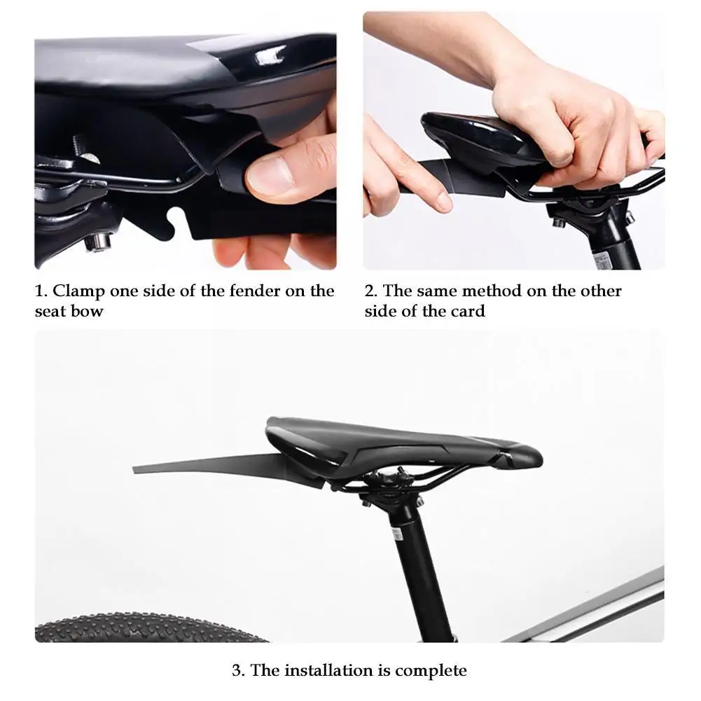 Bicycle Mountain Road Bike Rear Tire Wheel Mudguard Adjustable Accessories Bike Removable T2N3 bicycle fender 1pcs