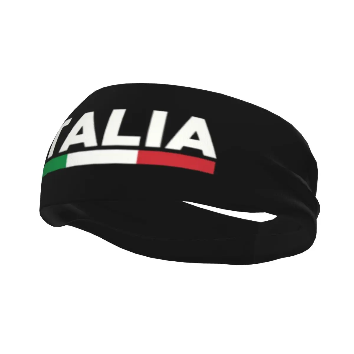

Повязка на голову с флагом Италии для мужчин и женщин, итальянская патриотическая Влагоотводящая тренировочная повязка для баскетбола, нескользящая