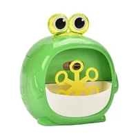 Hot Funny Bubble Machin Cartoon Dinosaur Frog Animal Magic Soap Water Bubble Blower Handheld Christmas Gifts for Kids Boys Girls 1