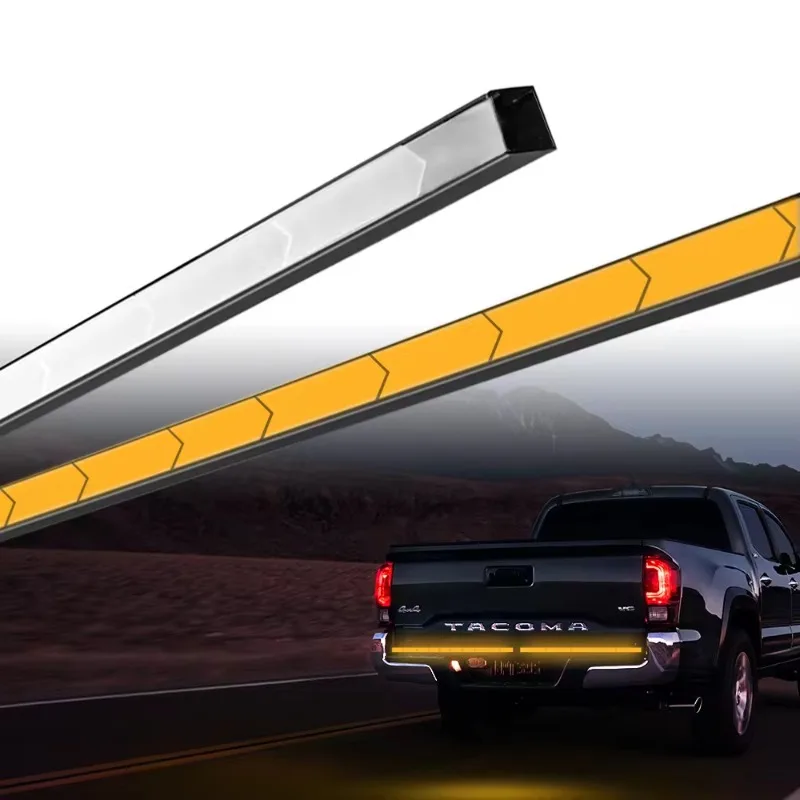 

Fits Select 60" Triple LED Tailgate Light Bar LED Tail Truck Pickup 12V Trailer Lights