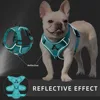 No Pull Dog Harness and Leash Set Adjustable Pet Harness Vest for Small Dogs Cats Reflective Dog Chest Strap Lead Walking 5