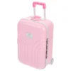 Portable Suitcase Piggy Bank Travel Girl Toy Plastic Stuffed Desktop Saving Pot 1