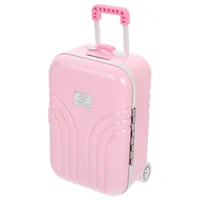Portable Suitcase Piggy Bank Travel Girl Toy Plastic Stuffed Desktop Saving Pot 1
