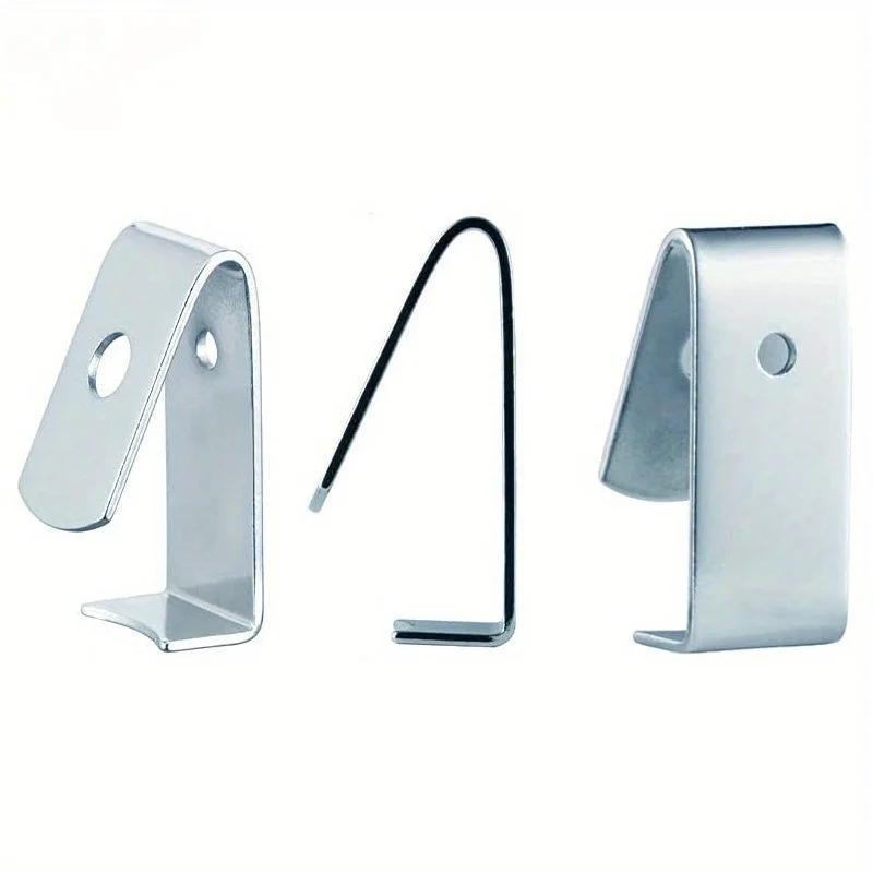 12pcs, Black/Blue Basin Buckles, Easy to Install, Decorative Garden Hooks for Garden, Home, Cafe, Office, Mall, Restaurant Decor