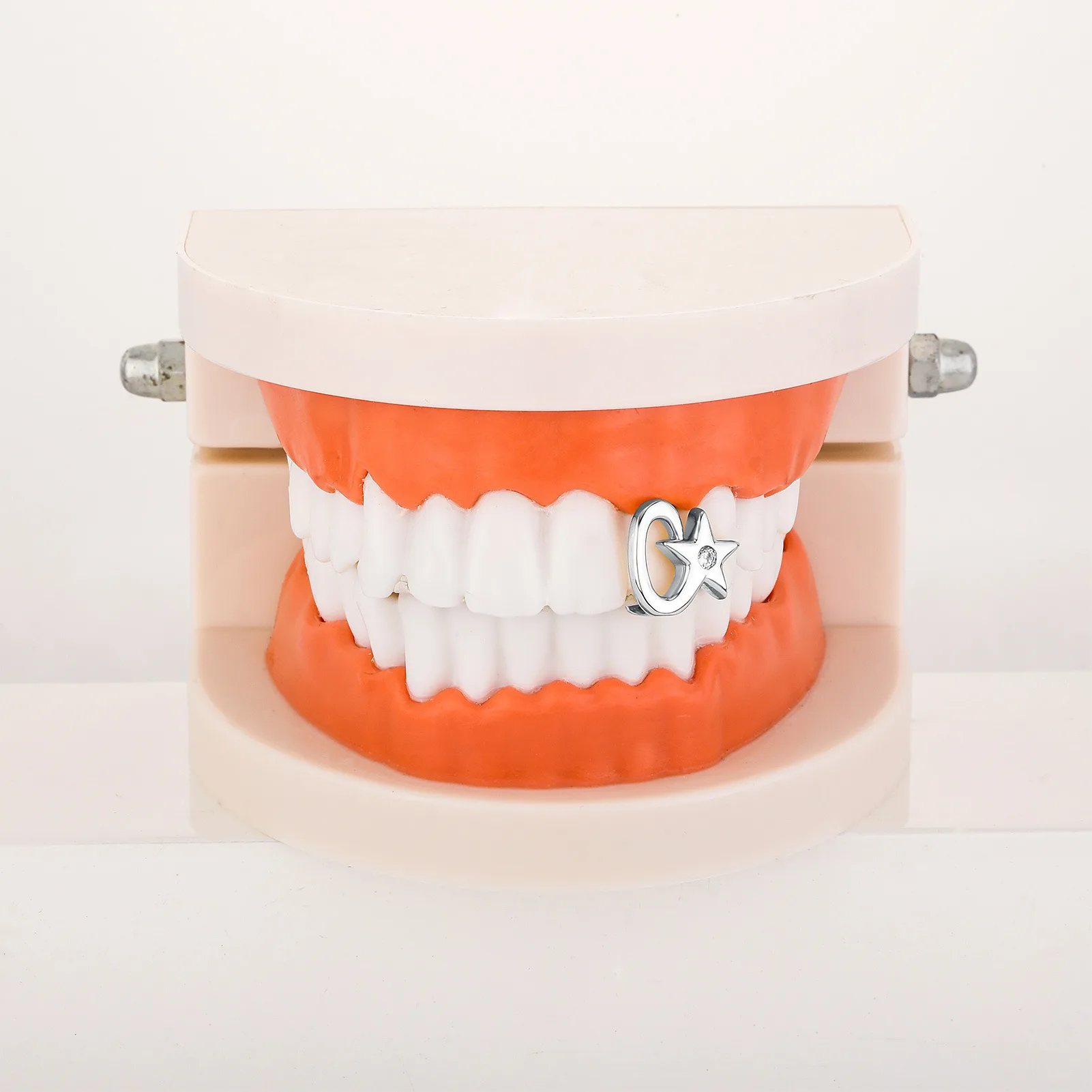 RACHELZ Hip Hop Star Single Teeth Grillz 14K Gold Plated