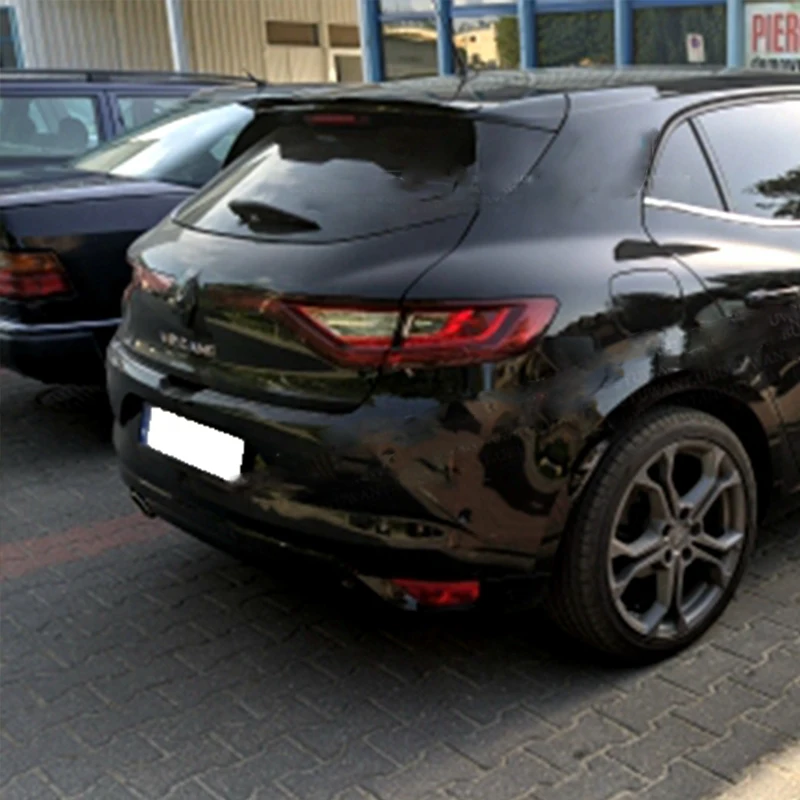 ルノーメガーヌ4 mk4 gt用リアルーフスポイラー,2016-2022グロス