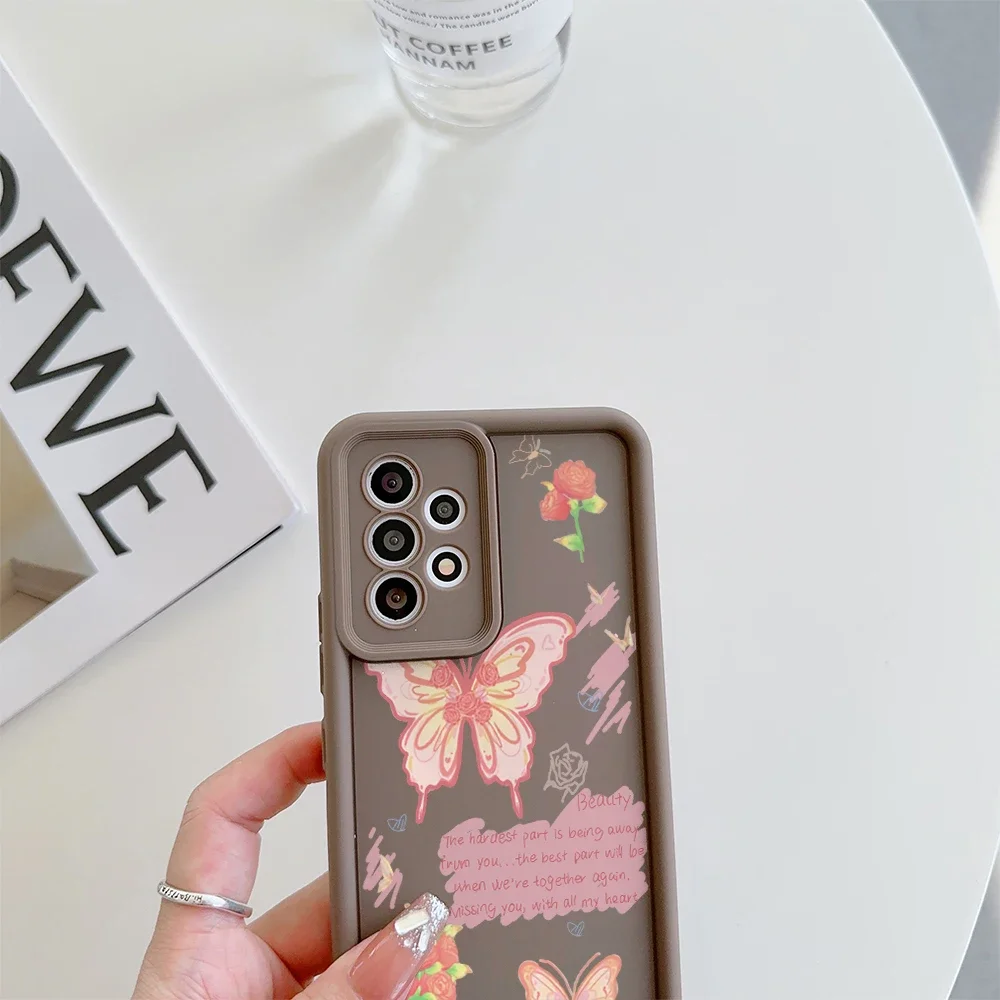 Butterfly Silicone Bumper Phone Case - Cute and Protective Design