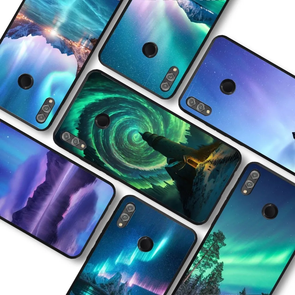 Custodia Per Telefono Arctic Polar Lights Per Huawei Y9 6 7 5 Prime Enjoy 7S 7 8 Plus 7A 9E 9Plus 8E Lite Psmart Shell