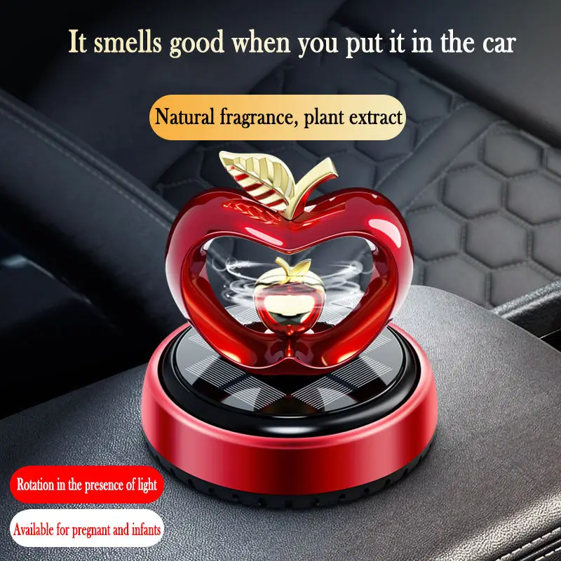 

New Car Solar Aromatherapy Rotating Helicopter Interior Center Console Decoration Supplies Car Perfume Solar Air Freshener