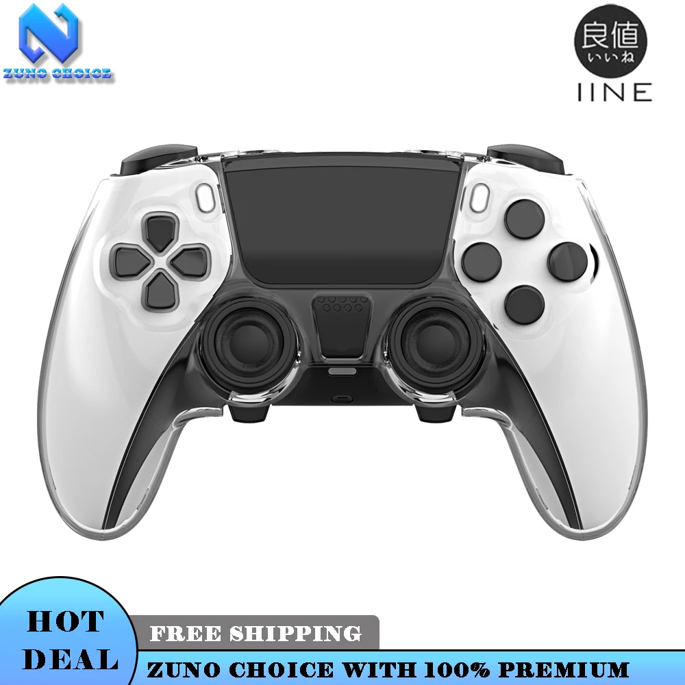 Crystal Hard Protective Case for DualSense Edge Elite Gaming Controller