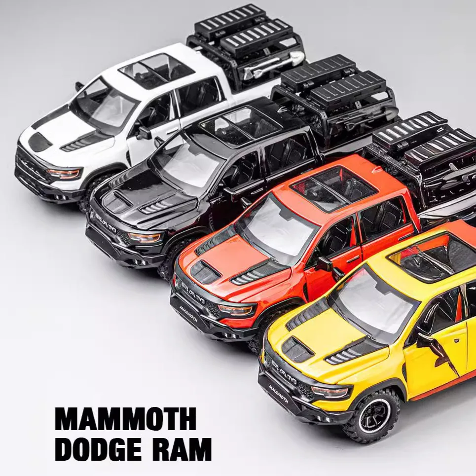 1:32 ダッジマンモス 1000 RAM TRX 合金スケールトラックダイ