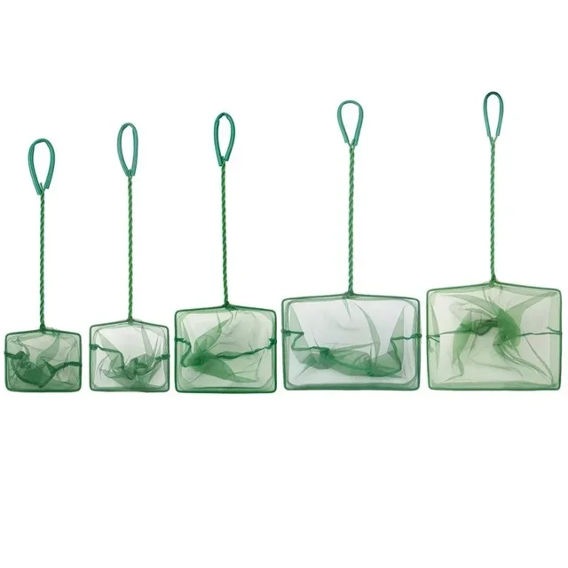 Long Handle Square Aquarium Fishing Net Landing Net for Fish Floating Objects  Crab Net Fishing Rod Dryer Hand Net 6