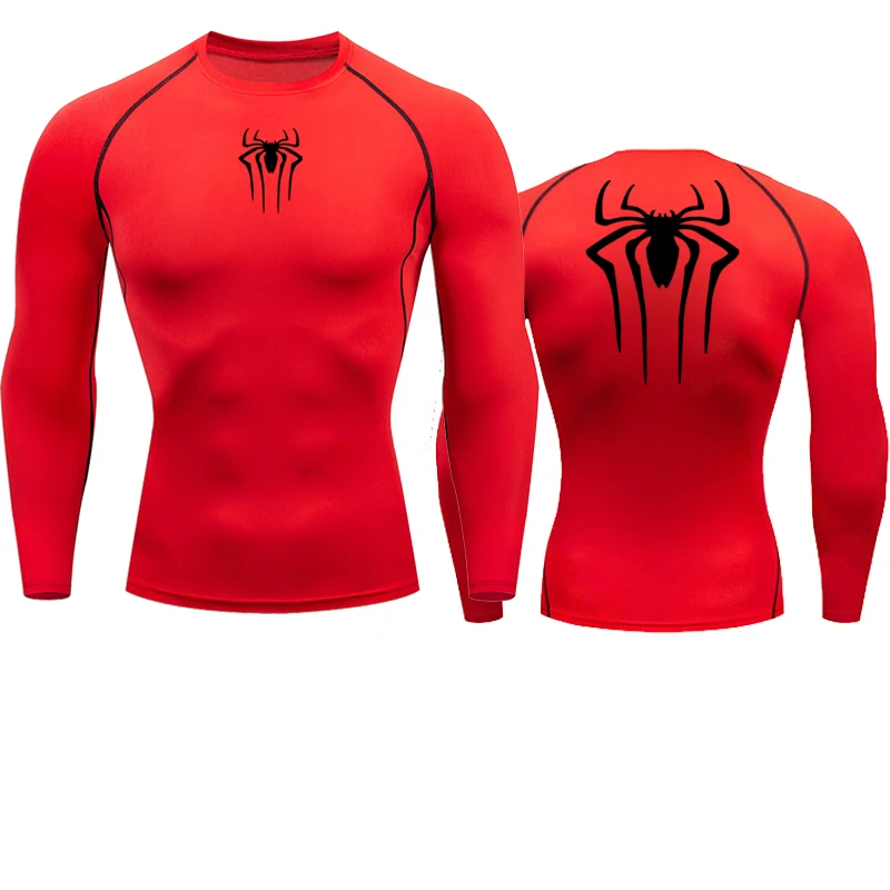 Sun Protection Sports Second Skin Running T-shirt Men's Fitness Rashgarda MMA Long Sleeves Compression Shirt Workout Clothing 5